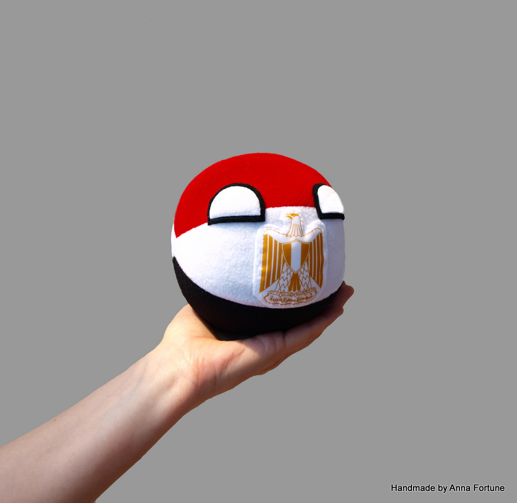 Egyptball and Pakistanball Handmade by Anna Fortune