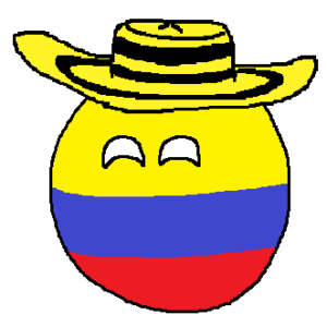 Colombiaball with sombrero vueltiao
