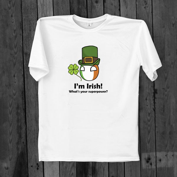 TShirt I’m Irish (Ireland) Handmade by Anna Fortune