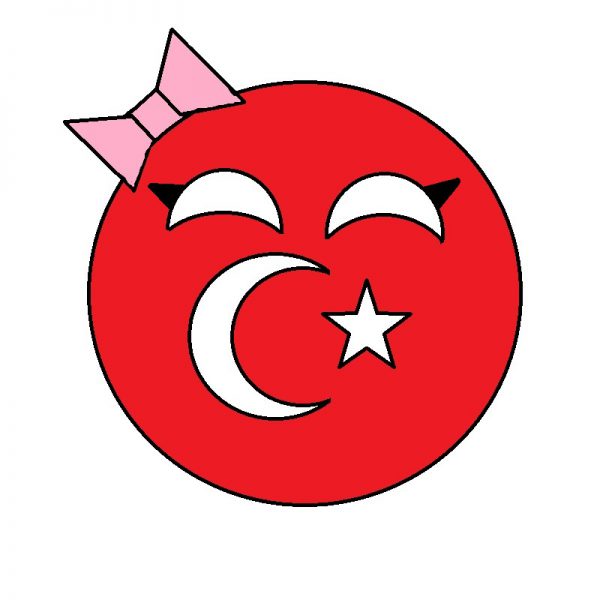 Turkeyball with a pink bow (special request)