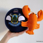 Maineball with a lobster