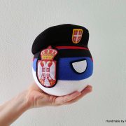 Serbia Ball an army beret (small version)