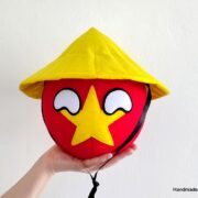 Vietnamball wearing a nón lá (special request)
