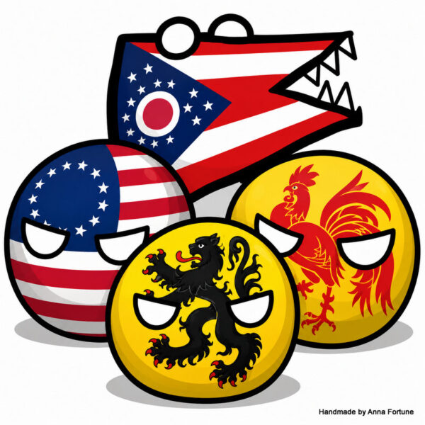 13 Coloniesball, Flandersball, Walloniaball, Ohiorawr (special request)