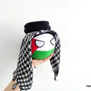 Palestineball in a Keffiyeh (small version)